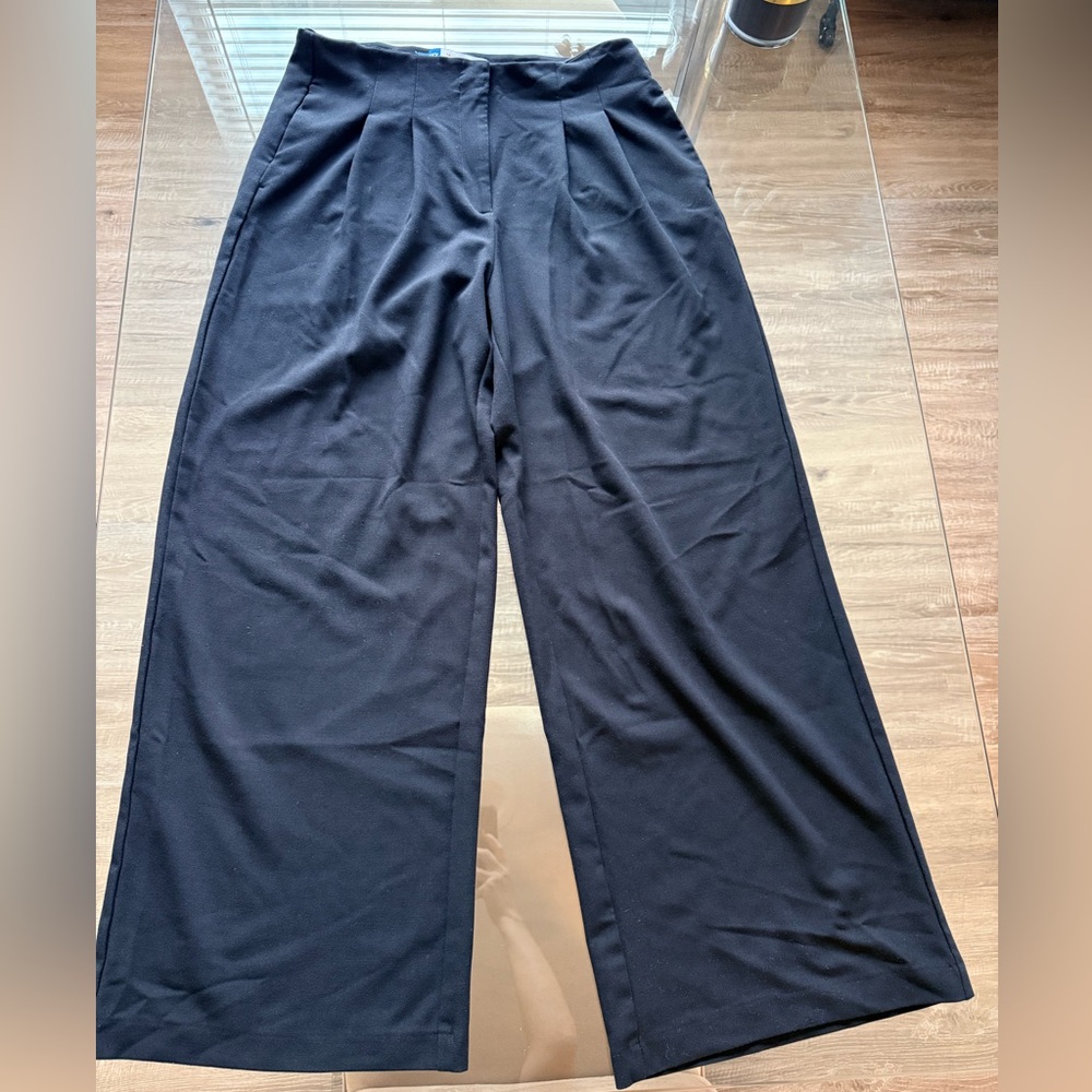 Old Navy Black Extra High-Rise Trousers